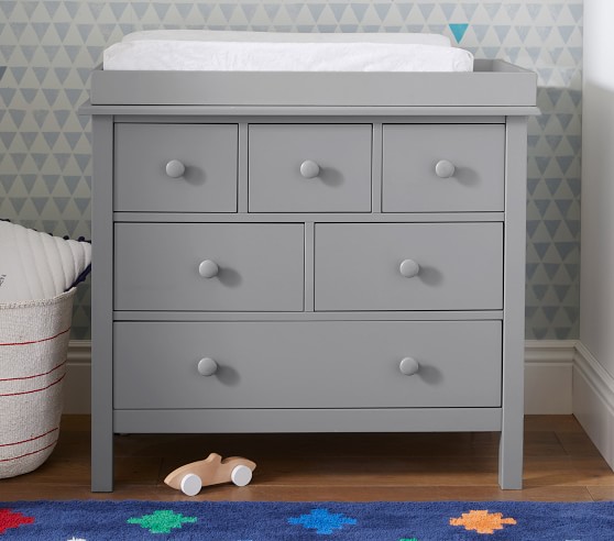 Kendall Nursery Changing Table Dresser, Changing Table Topper For Small Dresser