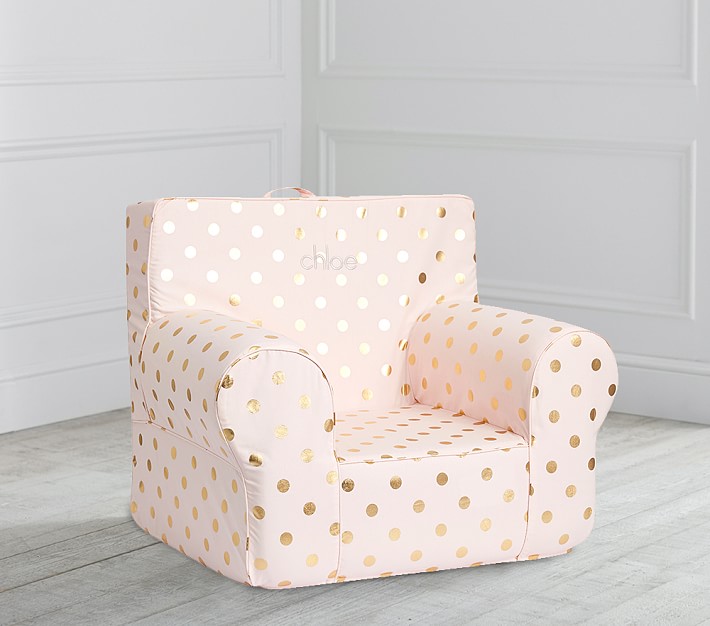 Blush Large Foil Dot Anywhere Chair®