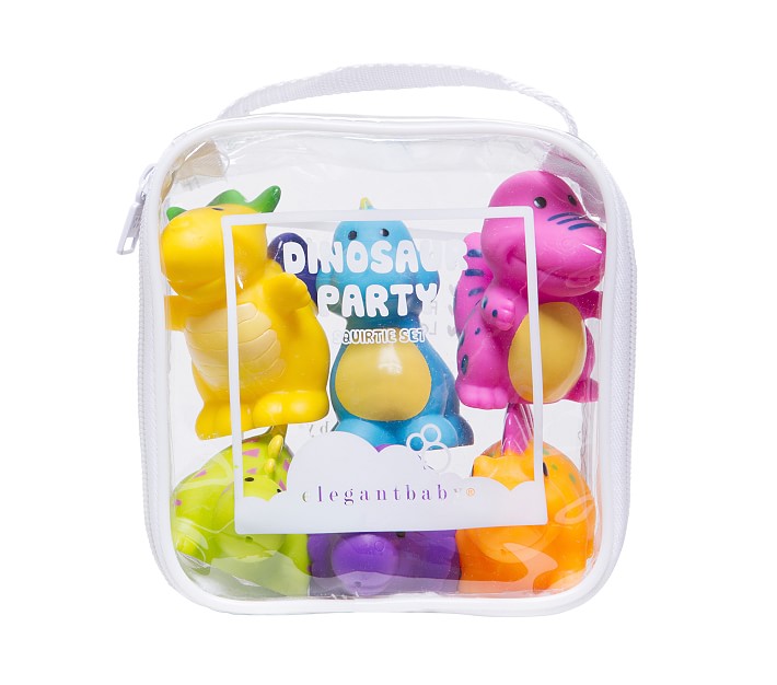 potterybarnkids.com | Dino Party Bath Squirties Set