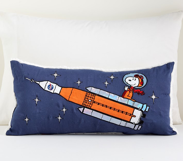 Lightup Snoopy® Rocket Pillow