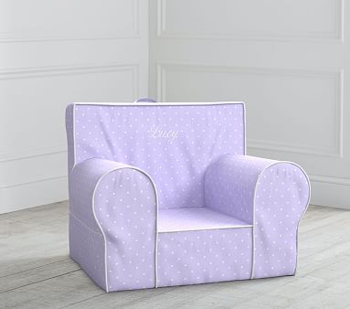 Lavendar Twill Pin Dot Anywhere Chair® Slipcover Only