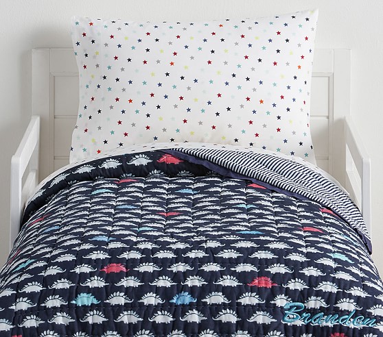 pottery barn dinosaur bedding