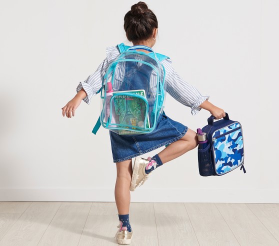 pottery barn clear backpack