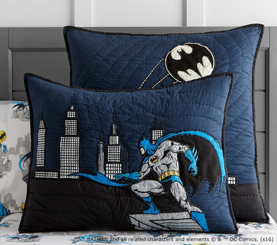 pottery barn batman sheets