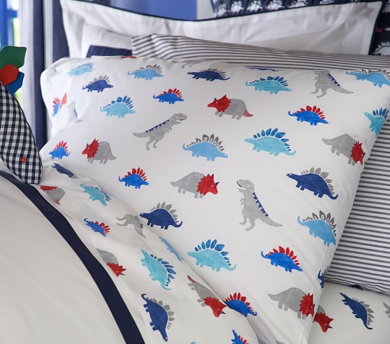 pottery barn kids dinosaur sheets