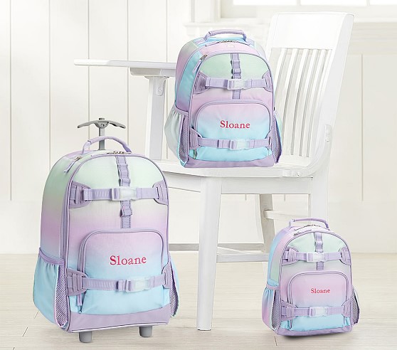 ombre rolling backpack