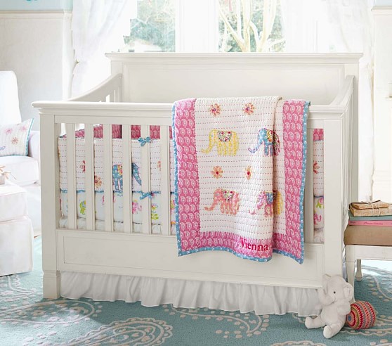 elephant nursery bedding