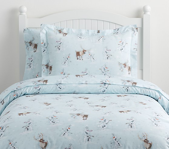 pottery barn frozen bedding