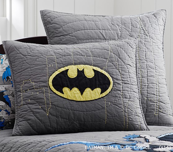 pottery barn batman sheets