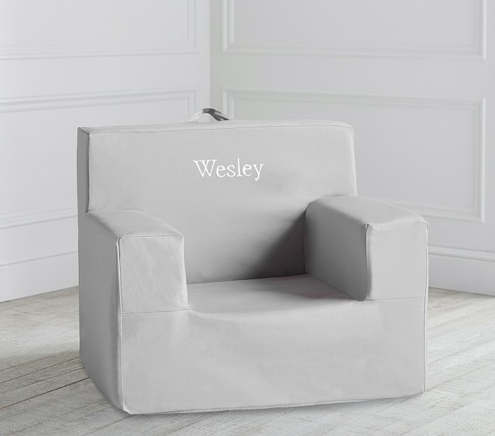 Modern Grey Twill Anywhere Chair®