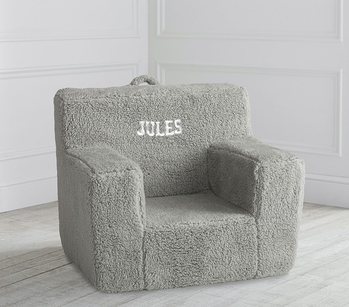 Modern Grey Sherpa Anywhere Chair®