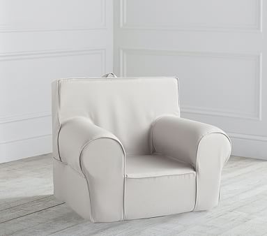 Grey Twill Anywhere Chair® Slipcover Only