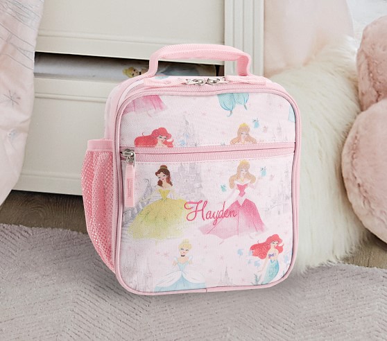 Details about   Pottery Barn Kids Mackenzie Dual compartment lunch bag Disney Princess no mono 