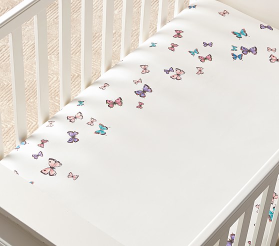 butterfly crib sheets
