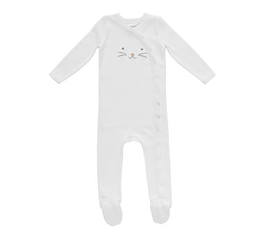 Honey Bunny Nursery Pajama, 0-3 Months, Red Multi