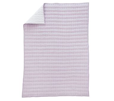 Day Dreamer Cotton TENCEL™ Baby Quilt, Lavender
