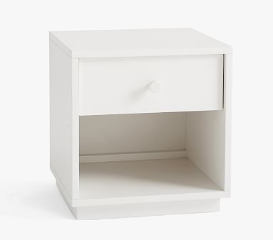 Milo Nightstand, Simply White, Standard Parcel Delivery