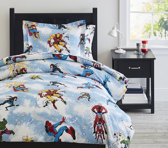 pottery barn marvel sheets
