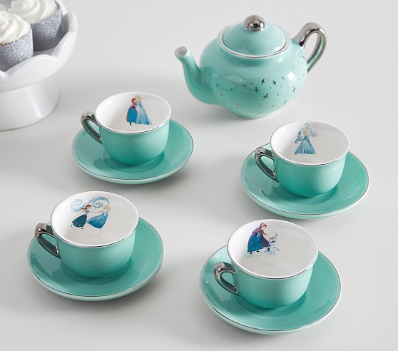 Porcelain Princess Tea Set | Toy Kitchen Accessories | Pottery 