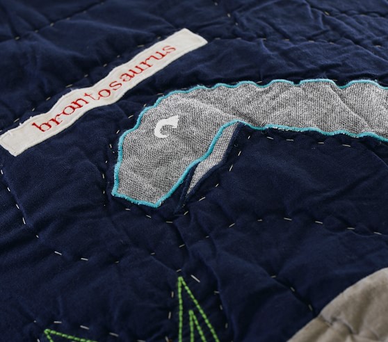 warren dinosaur quilt