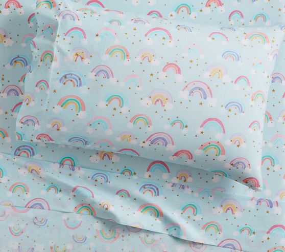 pottery barn rainbow sheets