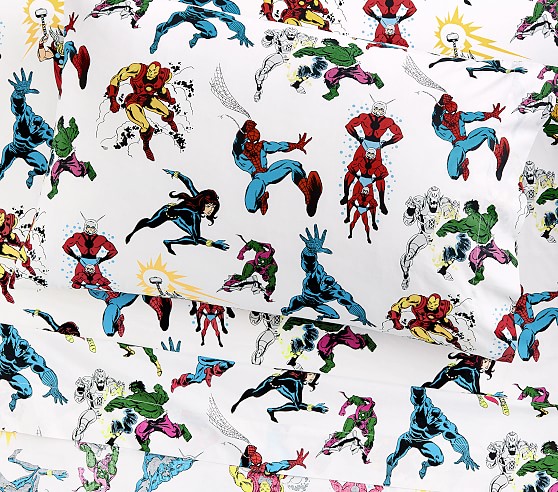 pottery barn marvel sheets