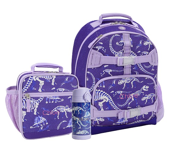 pottery barn dinosaur backpack girl