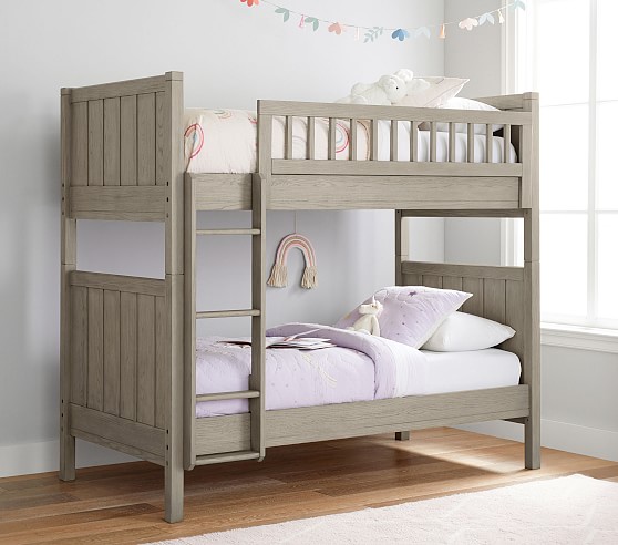 Camp Twin Over Kids Bunk Bed, How To Make Top Bunk Bed Higher