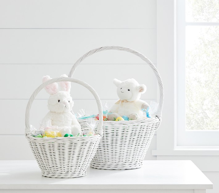 White Sabrina Easter Baskets
