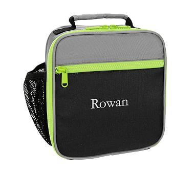 Astor Classic Lunch Box Grey/Black/Lime