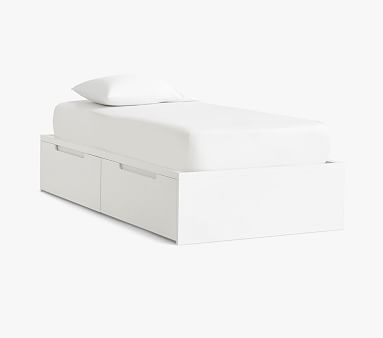 Arlen Storage Bed, Single, Simply White