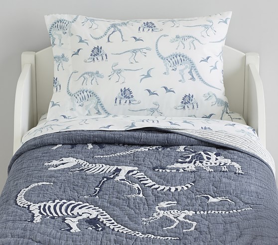 pottery barn dinosaur bedding