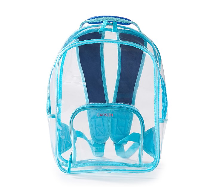 pottery barn clear backpack