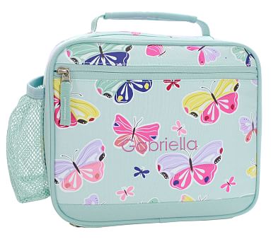 Mackenzie Recycled Cold Pack Lunch Aqua Spring Butterfly Glow-in-the-Dark