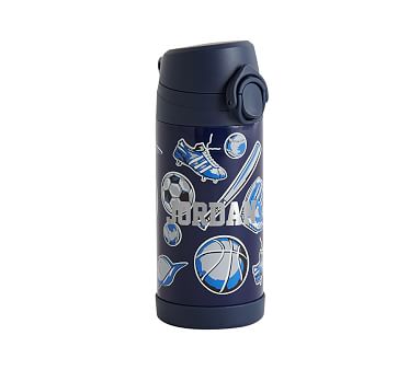 Mackenzie Regular Insulated Water Bottle All Over Sports Glow-in-the-Dark