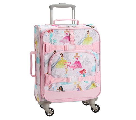 Disney Princess Rolling Luggage Pink