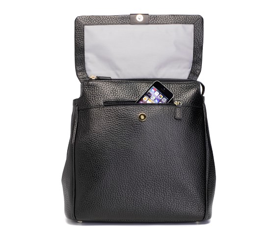 storksak st james leather backpack