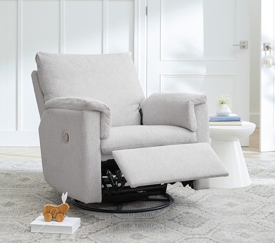 upholstered glider rocker