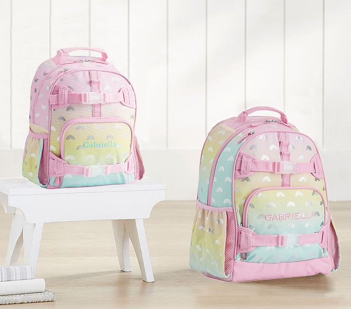 pink rainbow backpack
