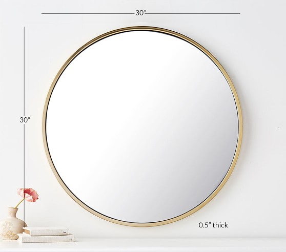 gold nursery mirror