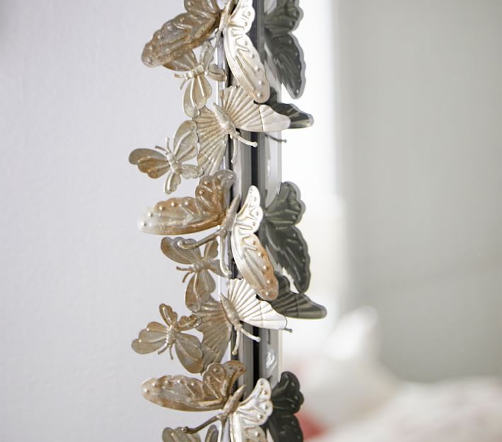 Monique Lhuillier Butterfly Rectangle Kids Mirror Pottery Barn Kids