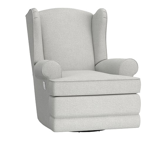 pottery barn wingback glider