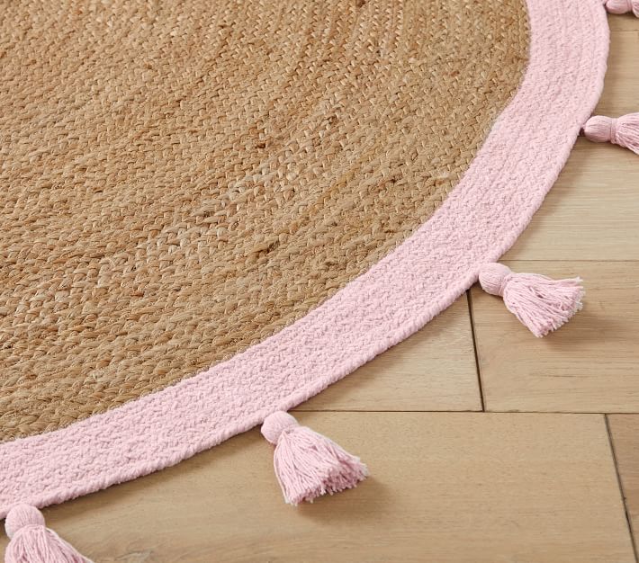 Chenille Jute Round Rug Pottery Barn Kids