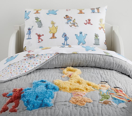 Sesame Street Toddler Bedding, Toddler Duvet Size Guide