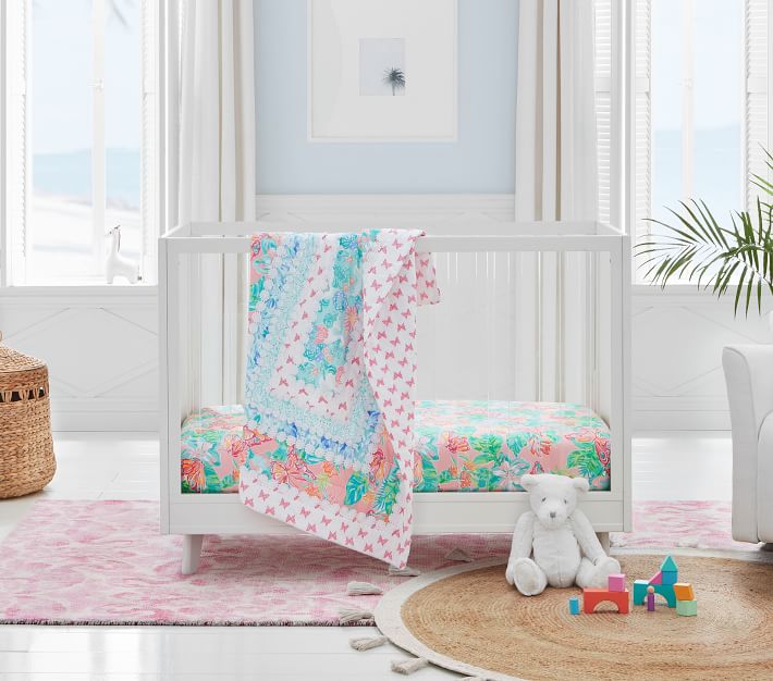 Sloan Acrylic Convertible Baby Crib Pottery Barn Kids