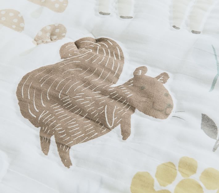 Dakota Woodland Muslin Travel Play Mat Pottery Barn Kids