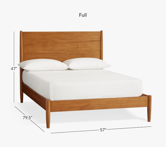 west elm x pbk Modern Kids Mid-Century Bed | Pottery Barn Kids