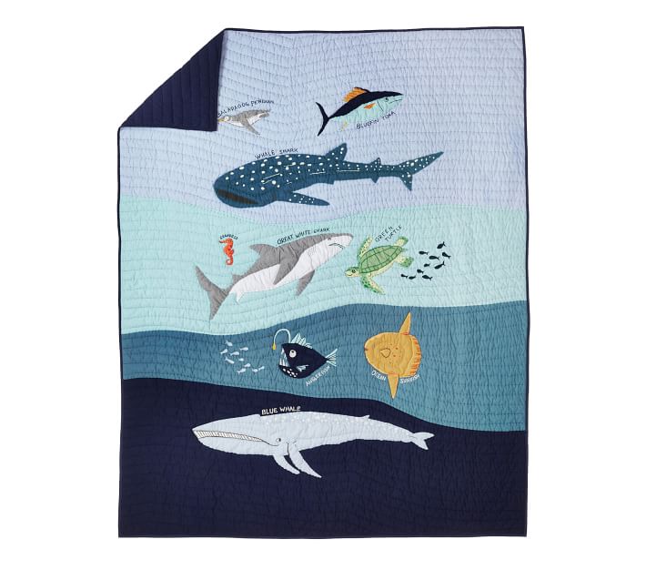 Save Our Seas Quilt & Shams | Pottery Barn Kids