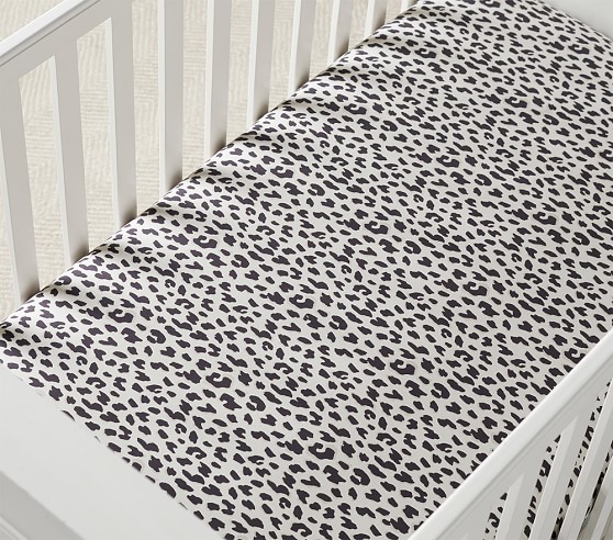 leopard print cot sheets