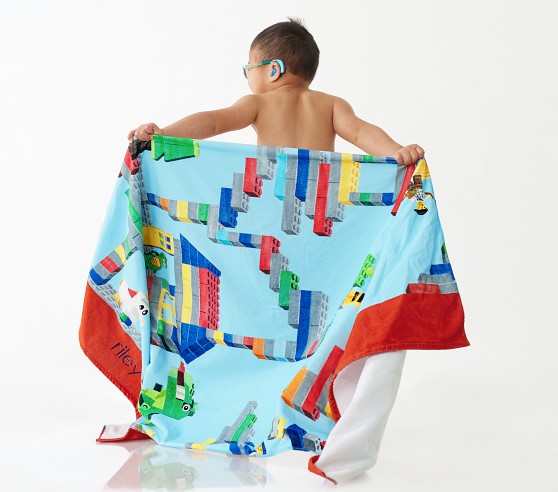Brand new Lego Beach kids Bath swim pool boys Towel 100% cotton 